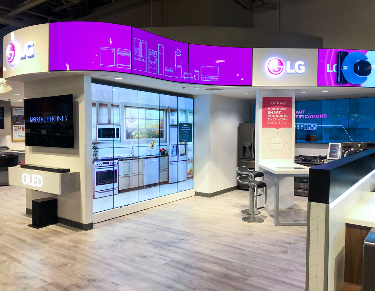 LG ThinQ Experience Center for NFM Dallas and Kansas City