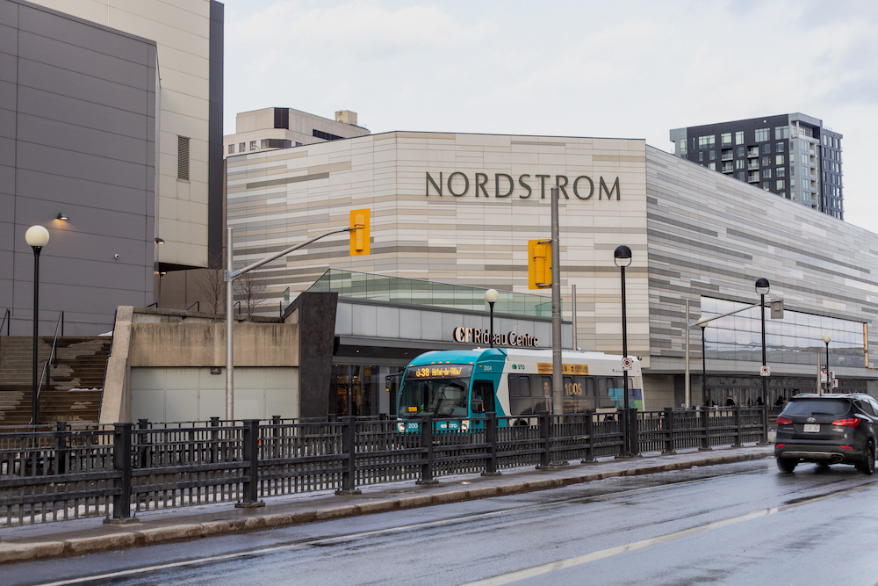 Nordstrom's location at the Rideau Centre in Ottawa. Credit: iStock, Iryna Tolmachova