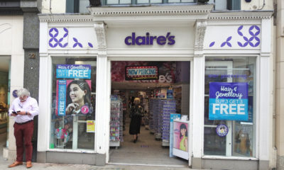 Claire's jewelry accessories store in Dublin, Ireland. iStock, Derick Hudson