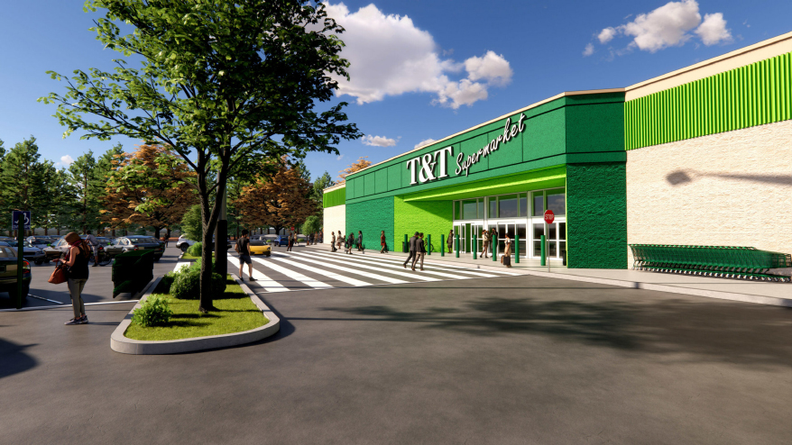 PHOTOGRAPHY:  Rendering Courtesy of CNW Group/T&T Supermarkets